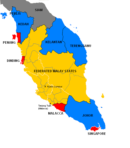 Historical Map 1 British Malaya 