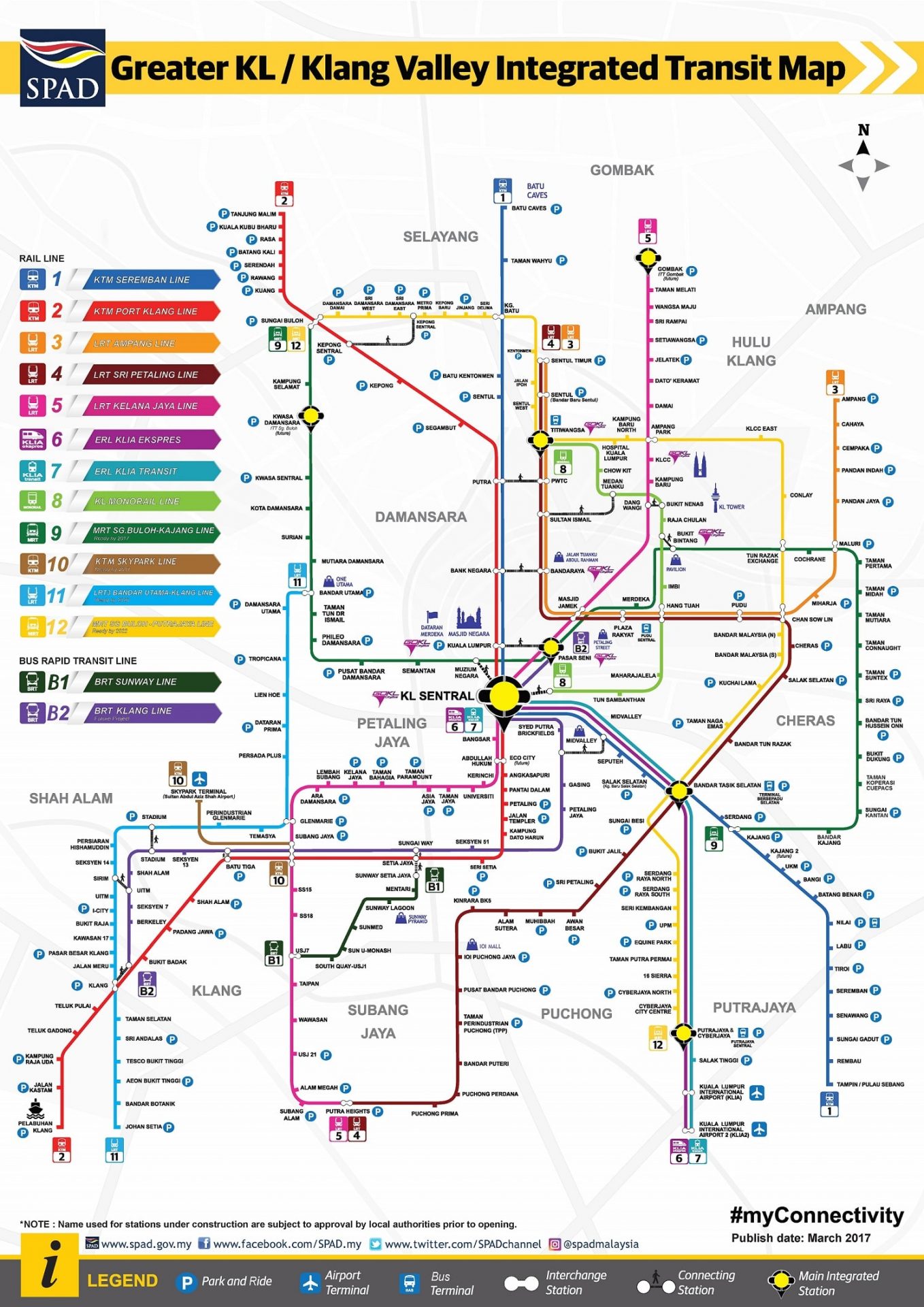 Phase 2 of MRT Sungai Buloh - Kajang Line to Open On 17th ...