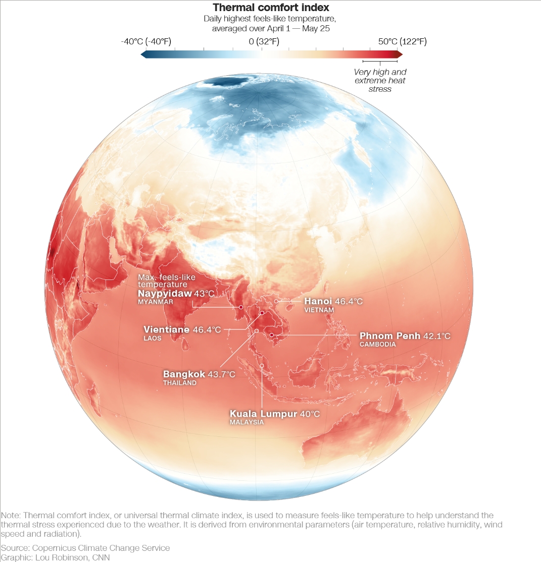 SCORCHING: Southeast Asia Struggles With A Turbocharged Heat Wave - ExpatGo